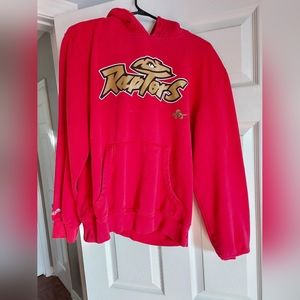Vintage Rare Toronto Raptors Red Hoodie Mitchell‎ Ness Men's M